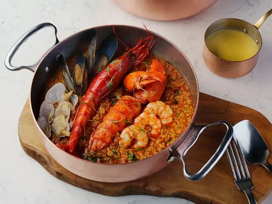 葡式龙虾海鲜饭 “Arroz de Marisco” Portuguese seafood rice with lobster, carabineiro, crab, mussels and clams